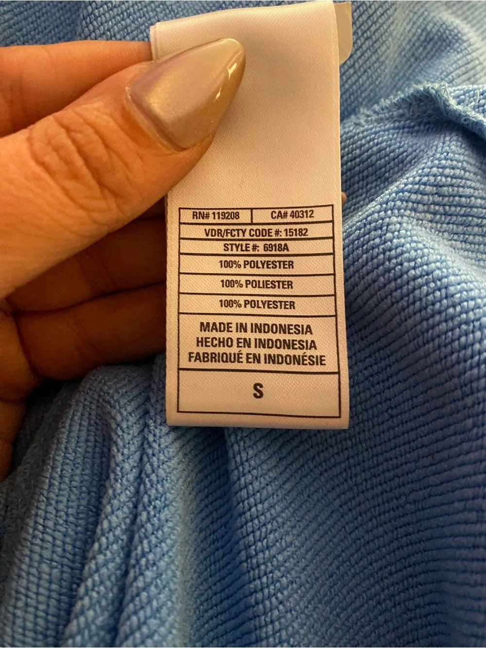 Adidas Climalite Carolina Blue White Stripes 1/4 Zip Athletic Pullover Small